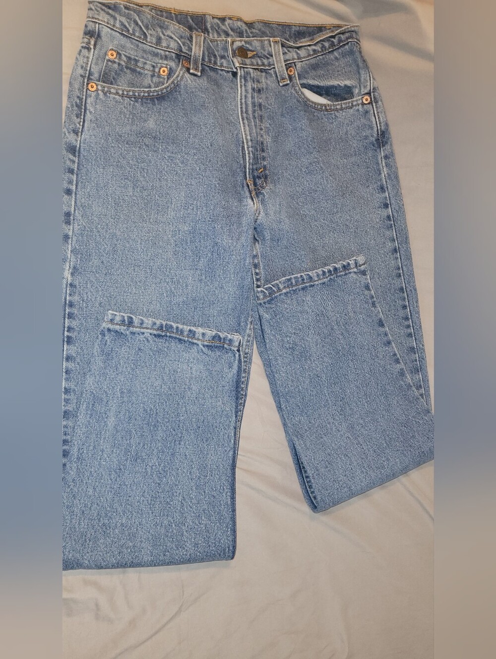 Mens Size 30x30 Relaxed Fit Straight Leg